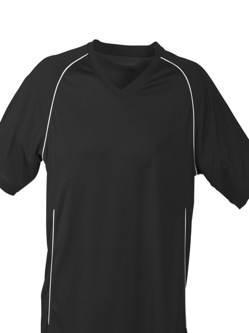 James and Nicholson - T-shirt TEAM Noir Blanc - Kiabi