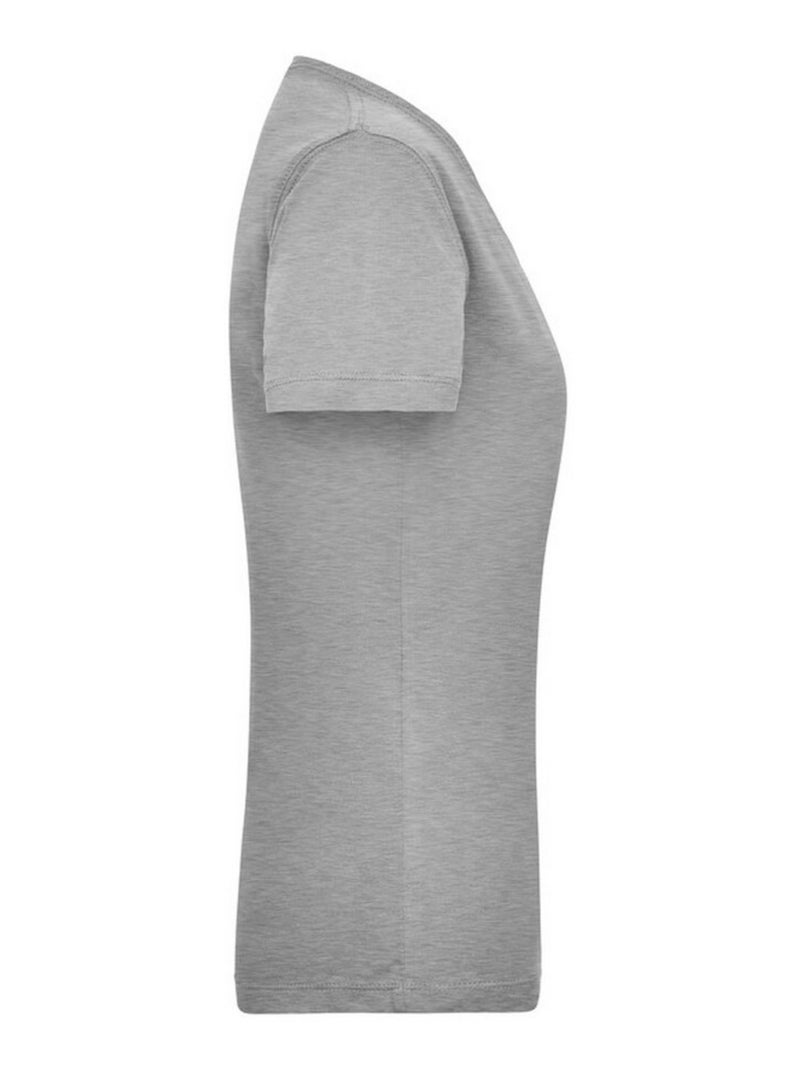 James and Nicholson - T-shirt travail Gris chiné - Kiabi