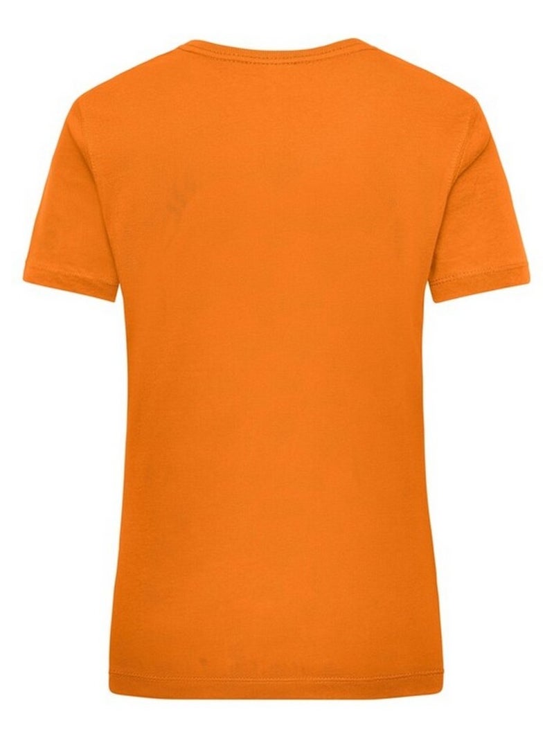 James and Nicholson - T-shirt travail Orange - Kiabi