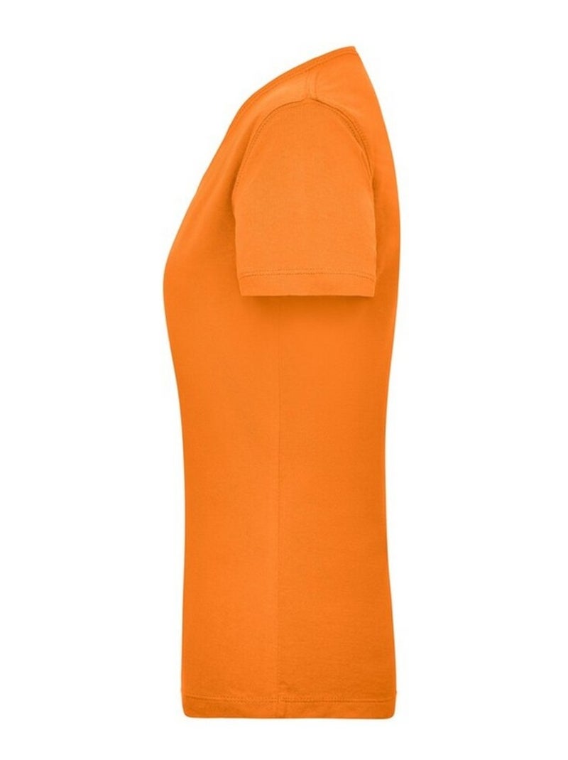 James and Nicholson - T-shirt travail Orange - Kiabi