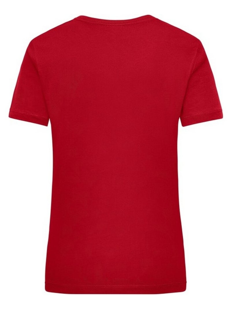 James and Nicholson - T-shirt travail Rouge - Kiabi