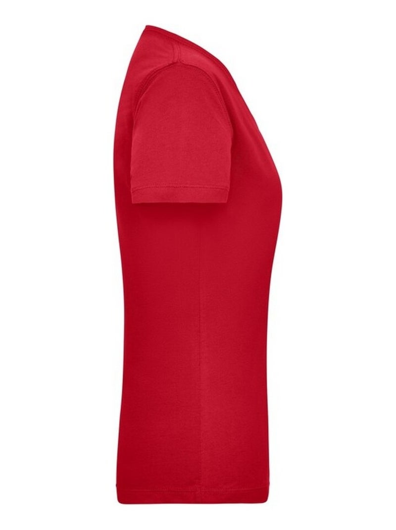 James and Nicholson - T-shirt travail Rouge - Kiabi