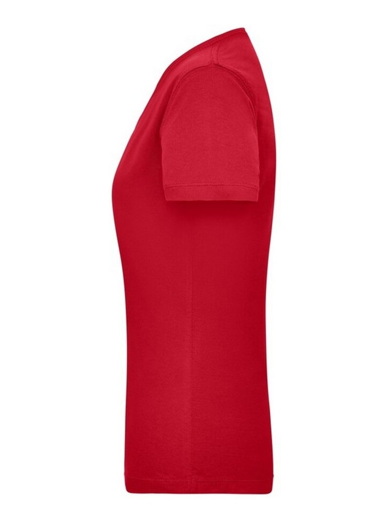 James and Nicholson - T-shirt travail Rouge - Kiabi