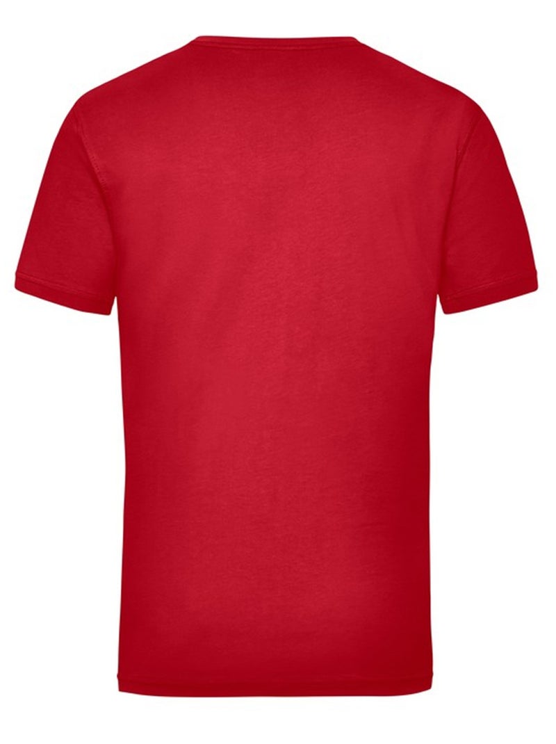 James and Nicholson - T-shirt WORKWEAR Rouge - Kiabi