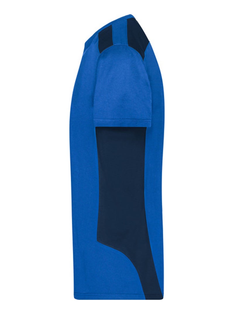 James and Nicholson - T-shirt WORKWEAR STRONG Bleu roi - Kiabi