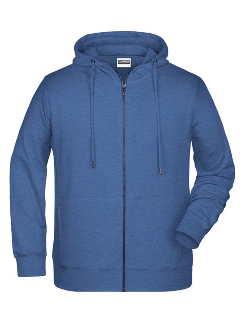 James and Nicholson - Veste à capuche Bleu azur - Kiabi