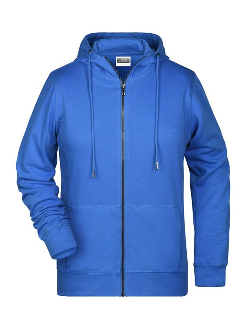 James and Nicholson - Veste à capuche Bleu cobalt - Kiabi