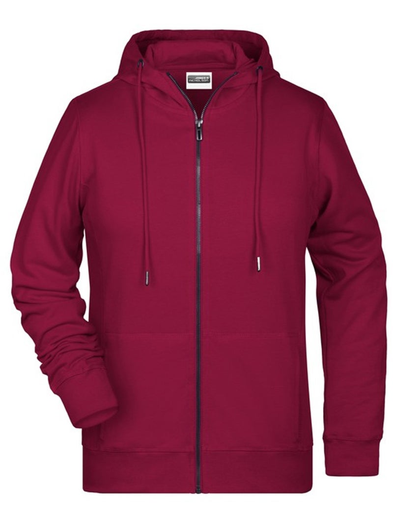 James and Nicholson - Veste à capuche Bordeaux - Kiabi