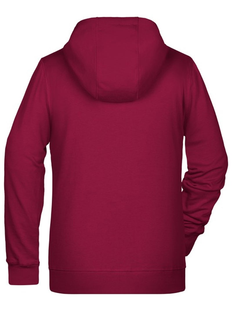 James and Nicholson - Veste à capuche Bordeaux - Kiabi