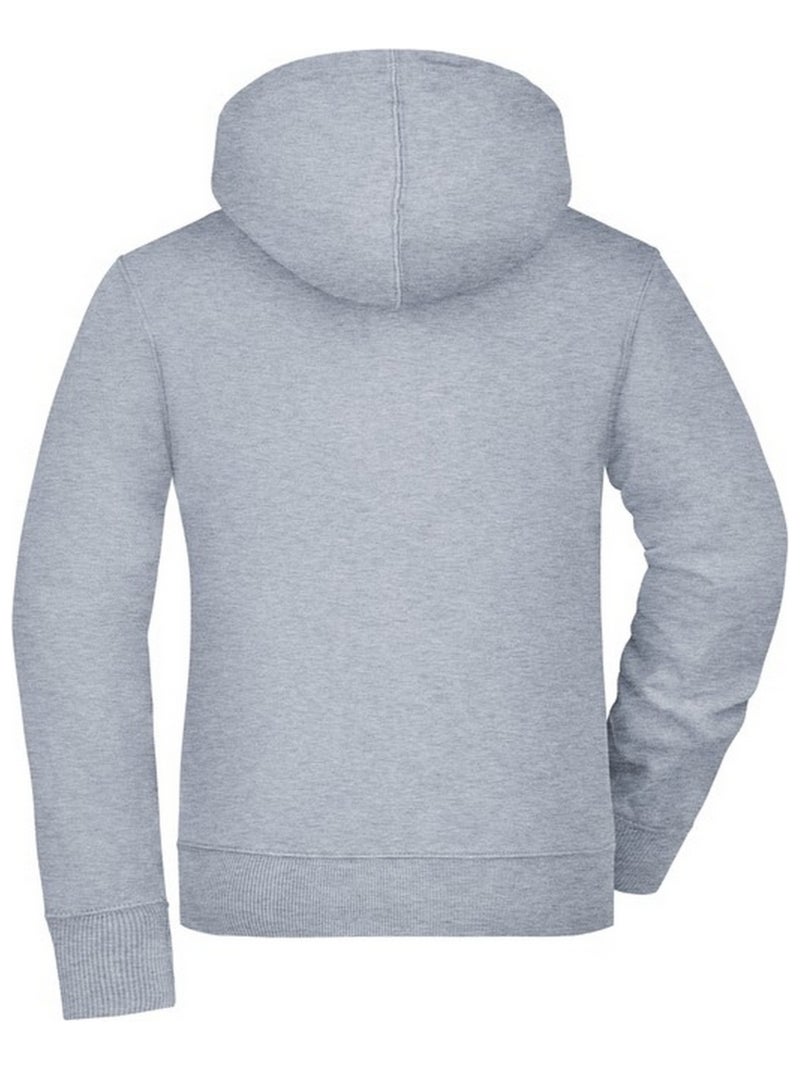 James and Nicholson - Veste à capuche Gris chiné - Kiabi