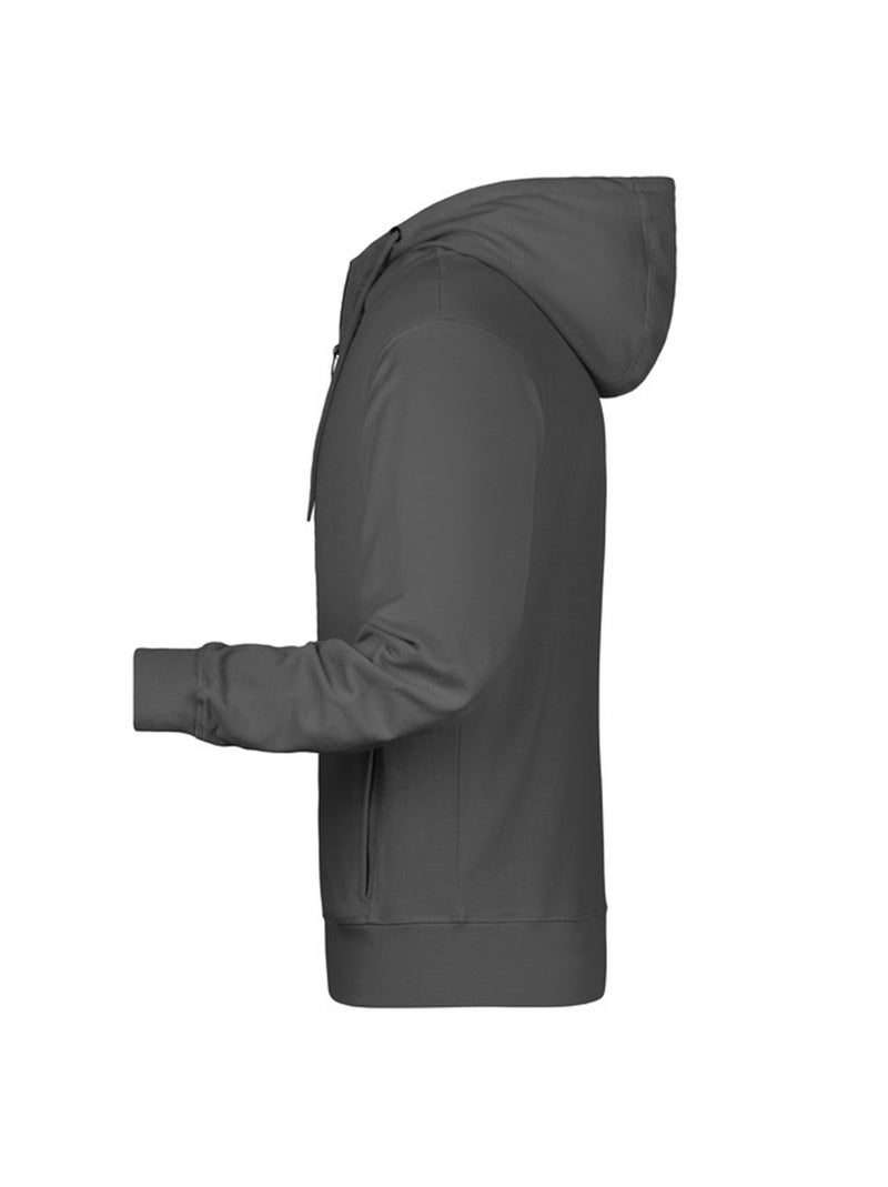 James and Nicholson - Veste à capuche Gris Gris - Kiabi