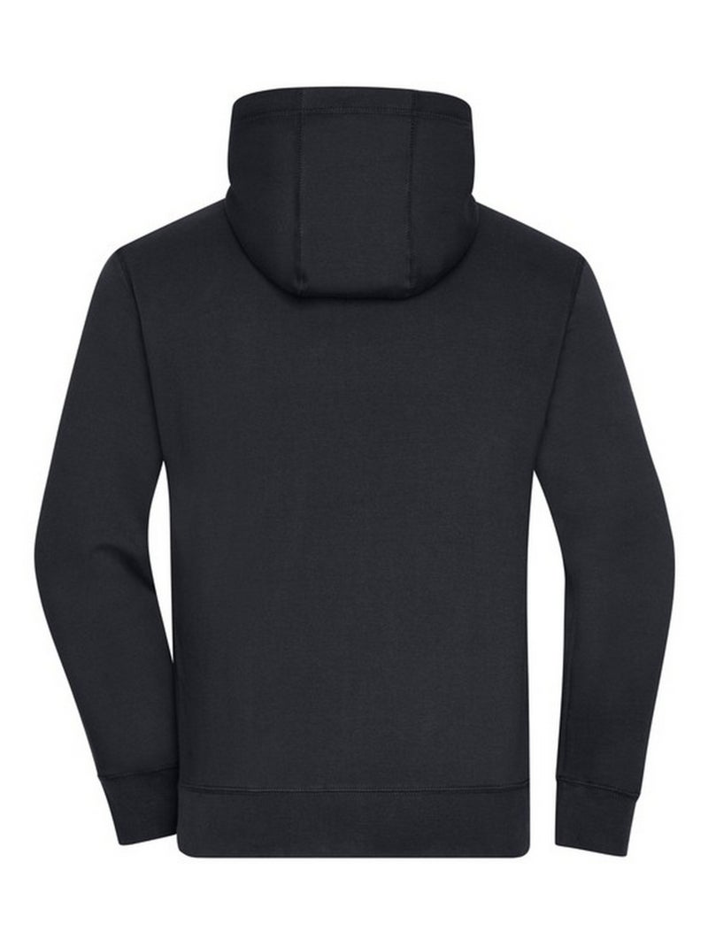 James and Nicholson - Veste à capuche LIFESTYLE Noir Gris - Kiabi