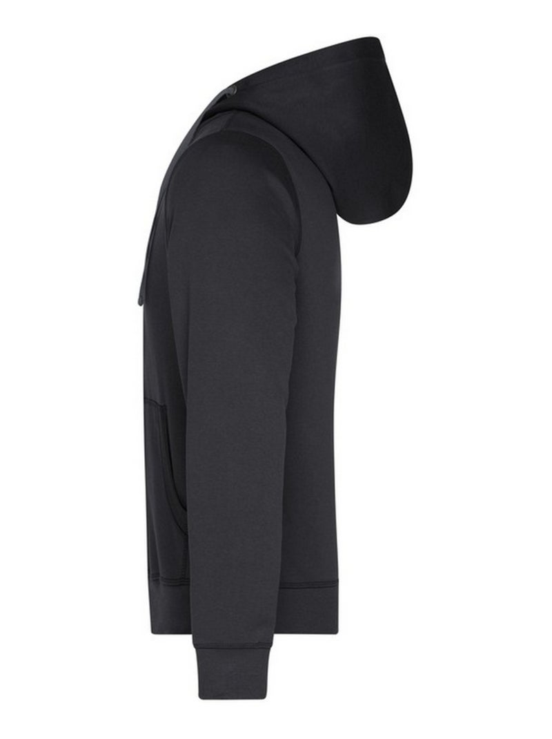 James and Nicholson - Veste à capuche Noir - Kiabi