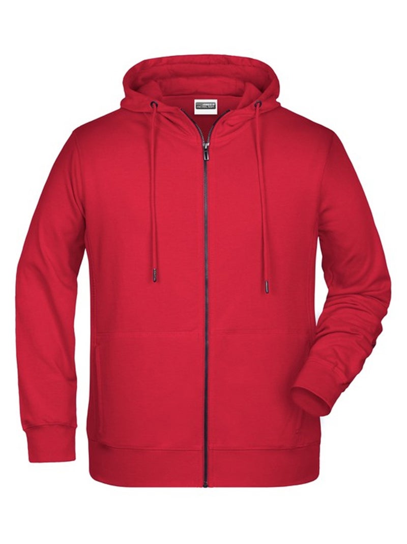 James and Nicholson - Veste à capuche Rouge - Kiabi