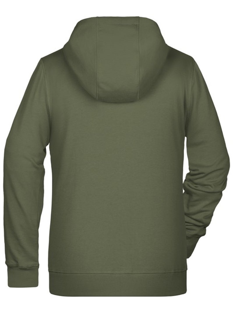 James and Nicholson - Veste à capuche Vert olive - Kiabi
