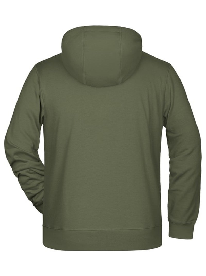 James and Nicholson - Veste à capuche Vert olive - Kiabi