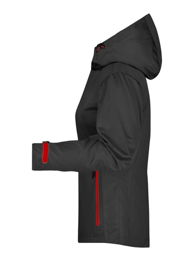 James and Nicholson - Veste extérieur Noir Rouge - Kiabi