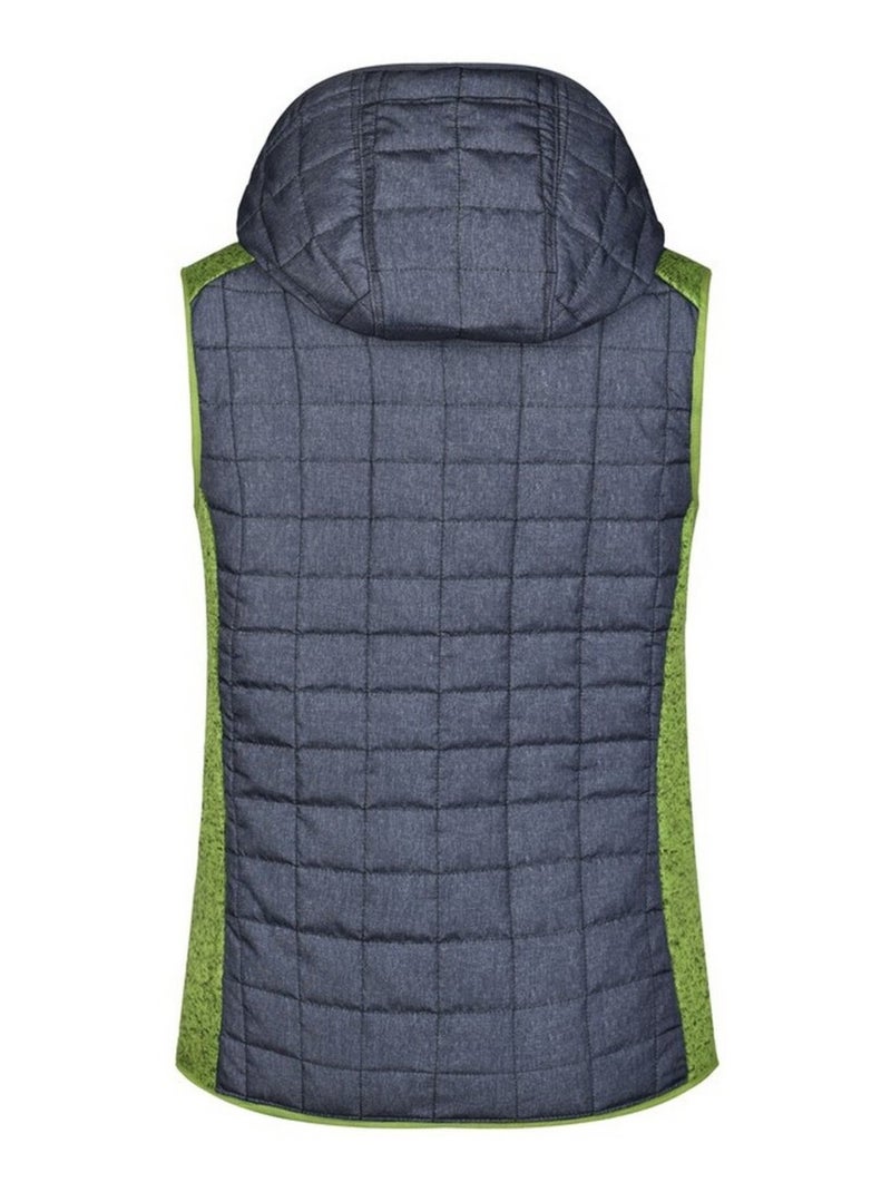 James and Nicholson - Veste hybride Carbone jaune fluo - Kiabi