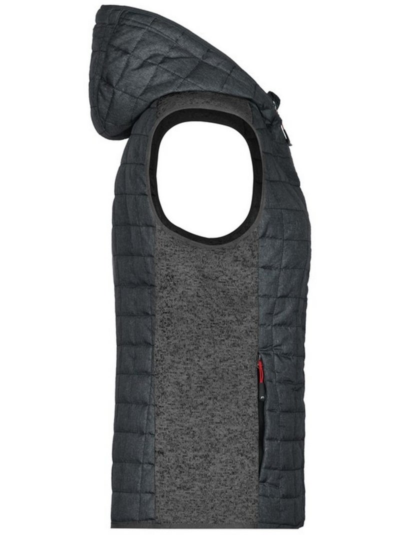 James and Nicholson - Veste hybride Gris - Kiabi