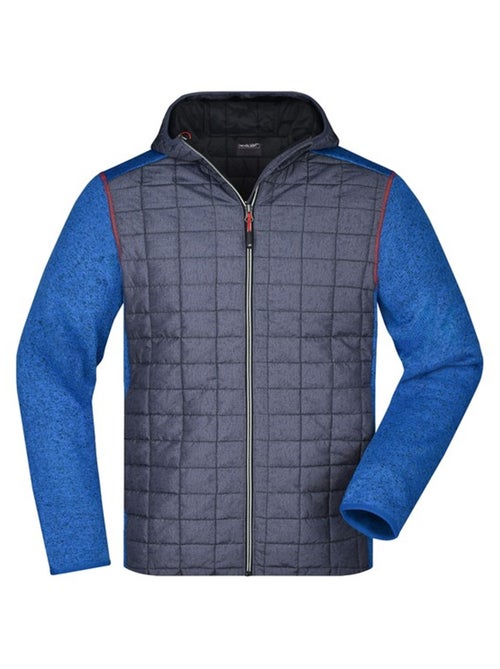 James and Nicholson - Veste hybride motif/style Chiné - Kiabi