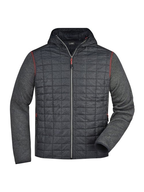 James and Nicholson - Veste hybride motif/style Chiné - Kiabi
