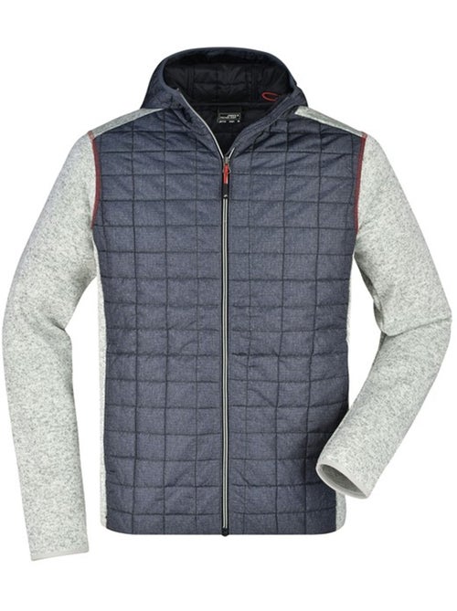 James and Nicholson - Veste hybride motif/style Chiné - Kiabi