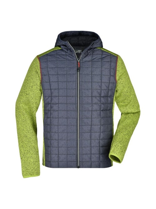 James and Nicholson - Veste hybride motif/style Chiné - Kiabi