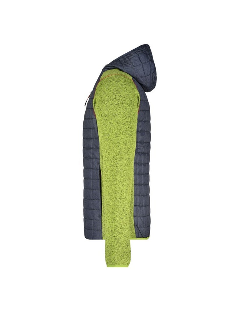 James and Nicholson - Veste hybride motif/style Chiné Vert marine fluo - Kiabi