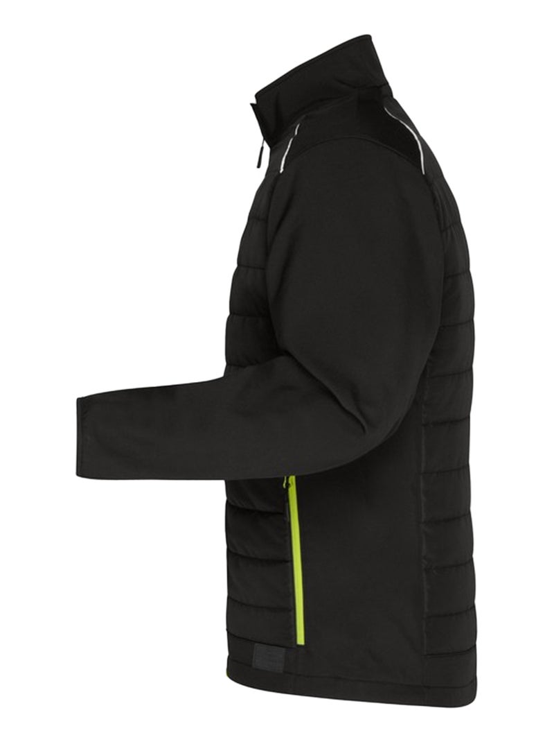 James and Nicholson - Veste hybride Noir Jaune Noir - Kiabi