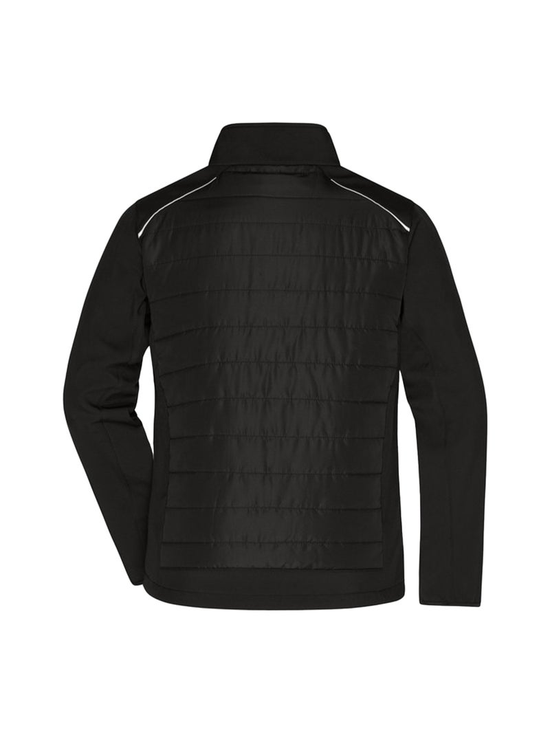 James and Nicholson - Veste hybride Noir Orange - Kiabi