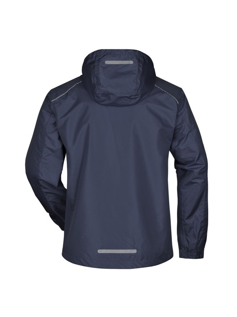 James and Nicholson - Veste imperméable Marine/Rouge - Kiabi