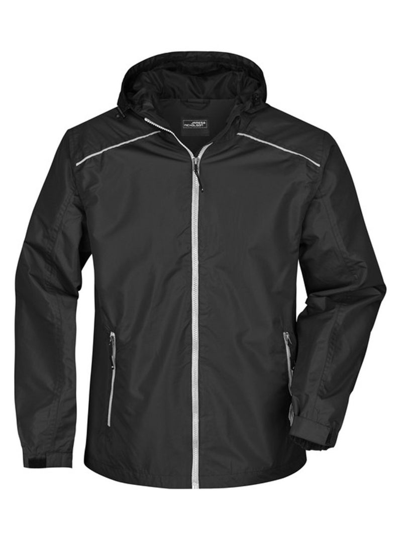 James and Nicholson - Veste imperméable Noir - Kiabi