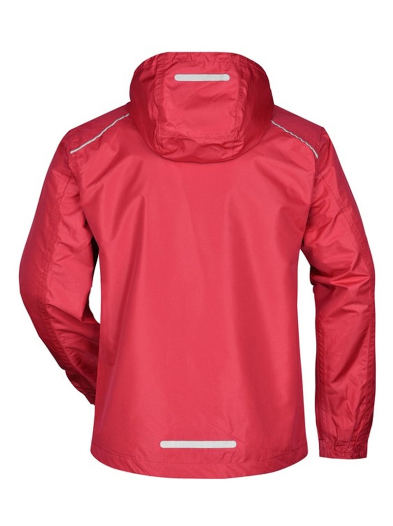 James and Nicholson - Veste imperméable Rouge brique - Kiabi