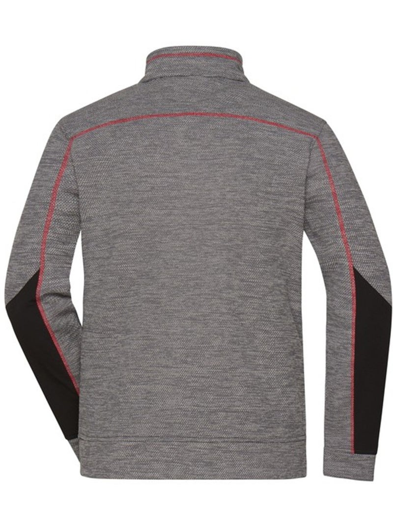 James and Nicholson - Veste polaire Gris tourterelle - Kiabi