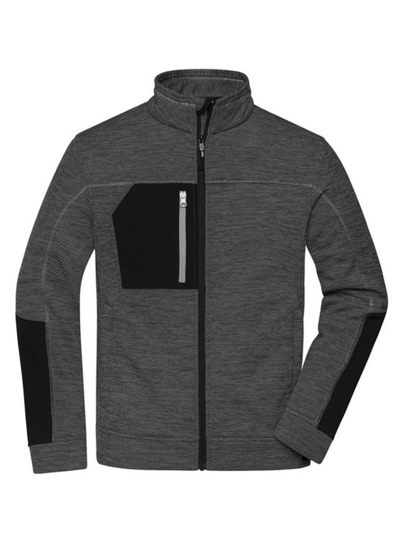 James and Nicholson - Veste polaire Noir - Kiabi