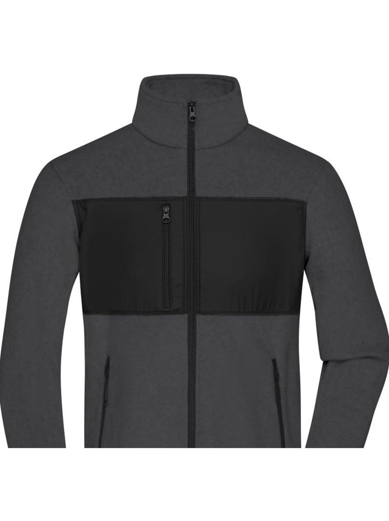 James and Nicholson - Veste polaire Noir - Kiabi