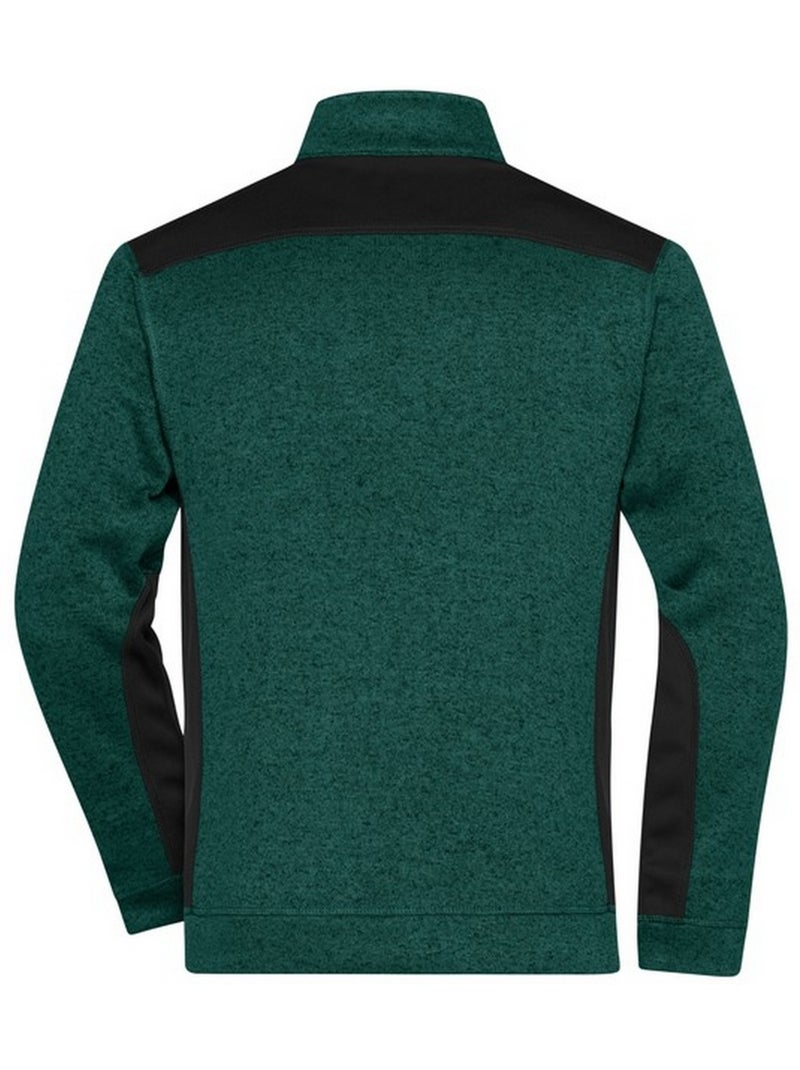 James and Nicholson - Veste polaire STRONG Gris Vert - Kiabi