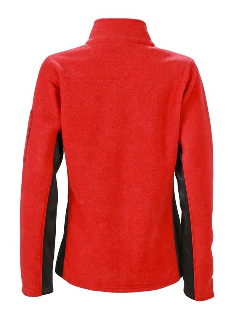 James and Nicholson - Veste polaire STRONG Rouge brique - Kiabi