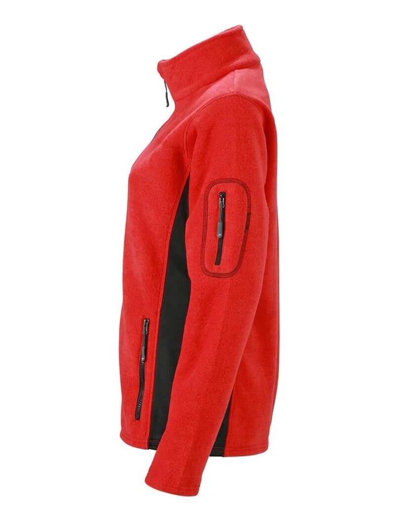 James and Nicholson - Veste polaire STRONG Rouge brique - Kiabi