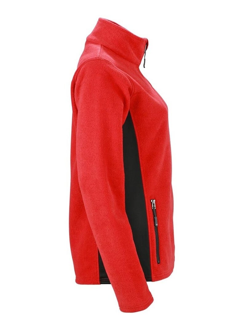 James and Nicholson - Veste polaire STRONG Rouge brique - Kiabi