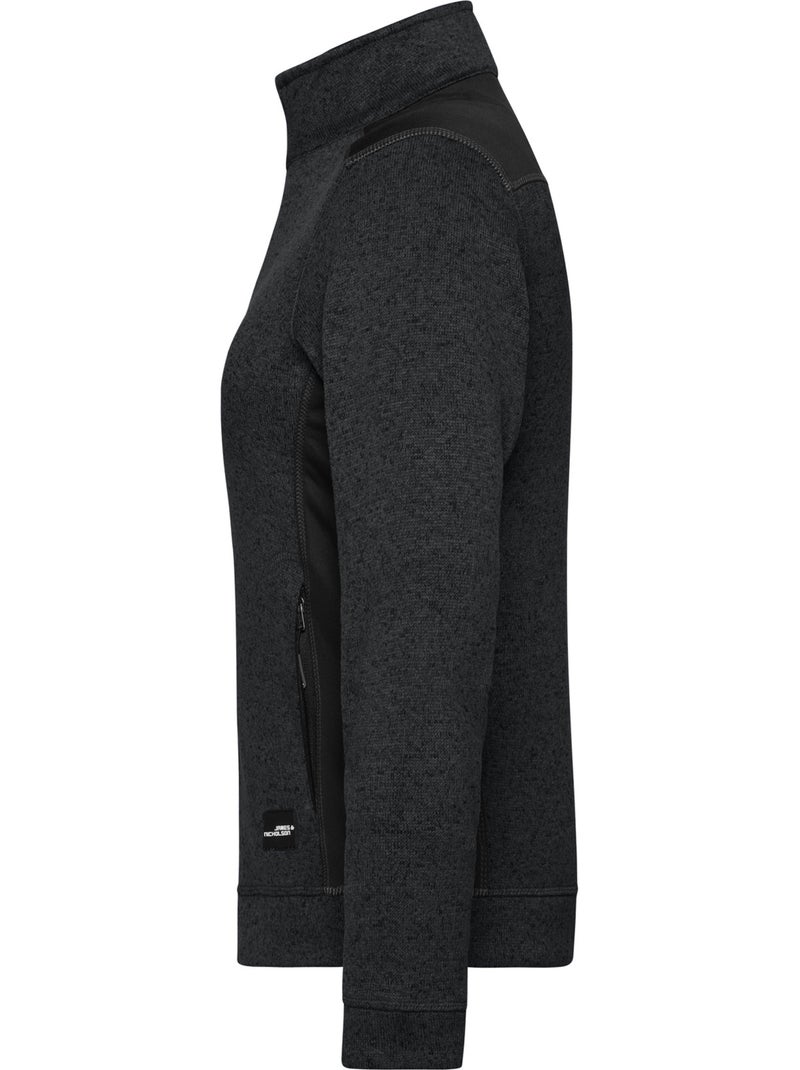 James and Nicholson - Veste polaire travail Noir - Kiabi