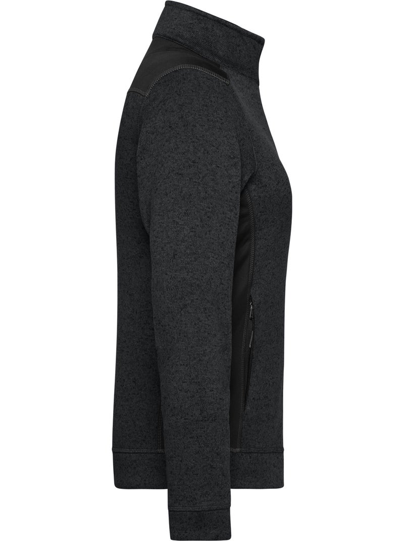 James and Nicholson - Veste polaire travail Noir - Kiabi