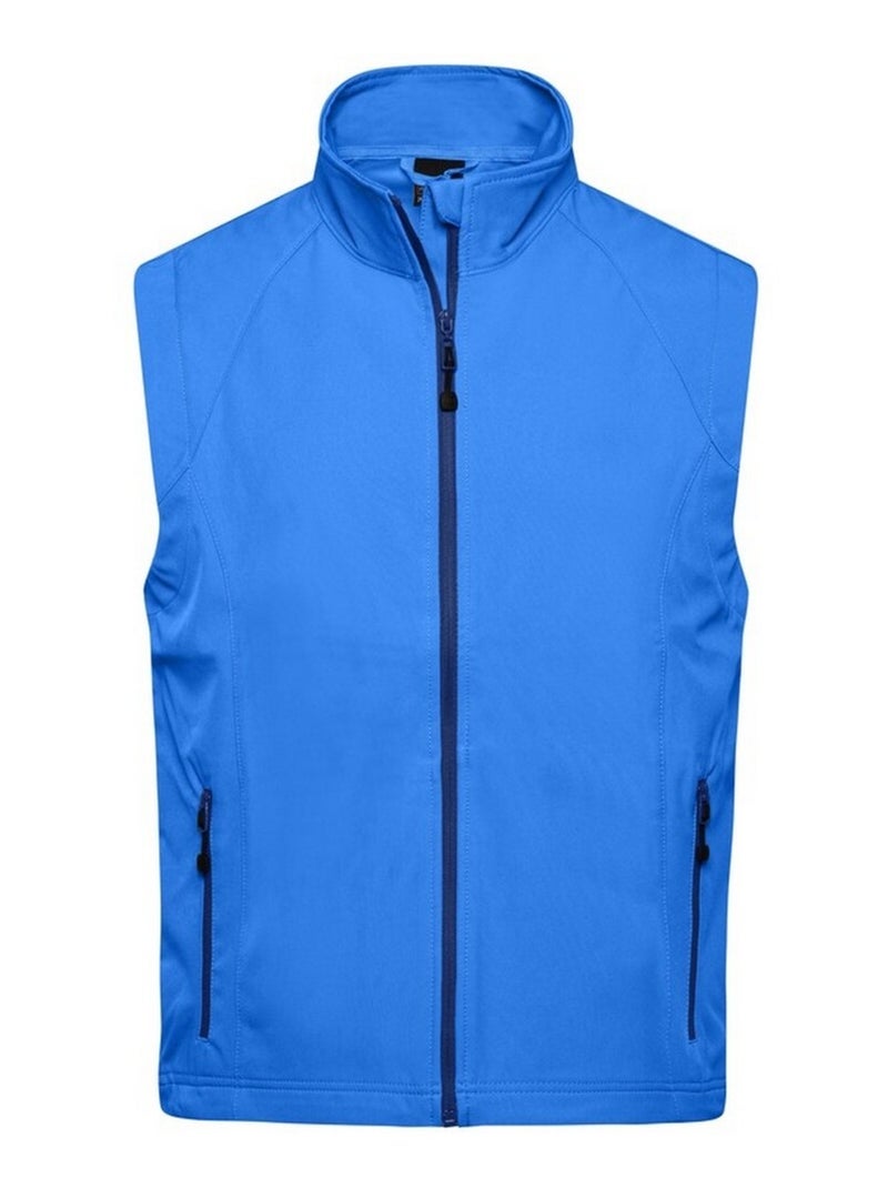 James and Nicholson - Veste sans manches Bleu azur - Kiabi