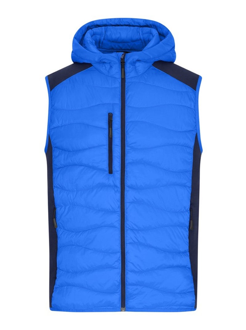 James and Nicholson - Veste sans manches Bleu Bleu - Kiabi