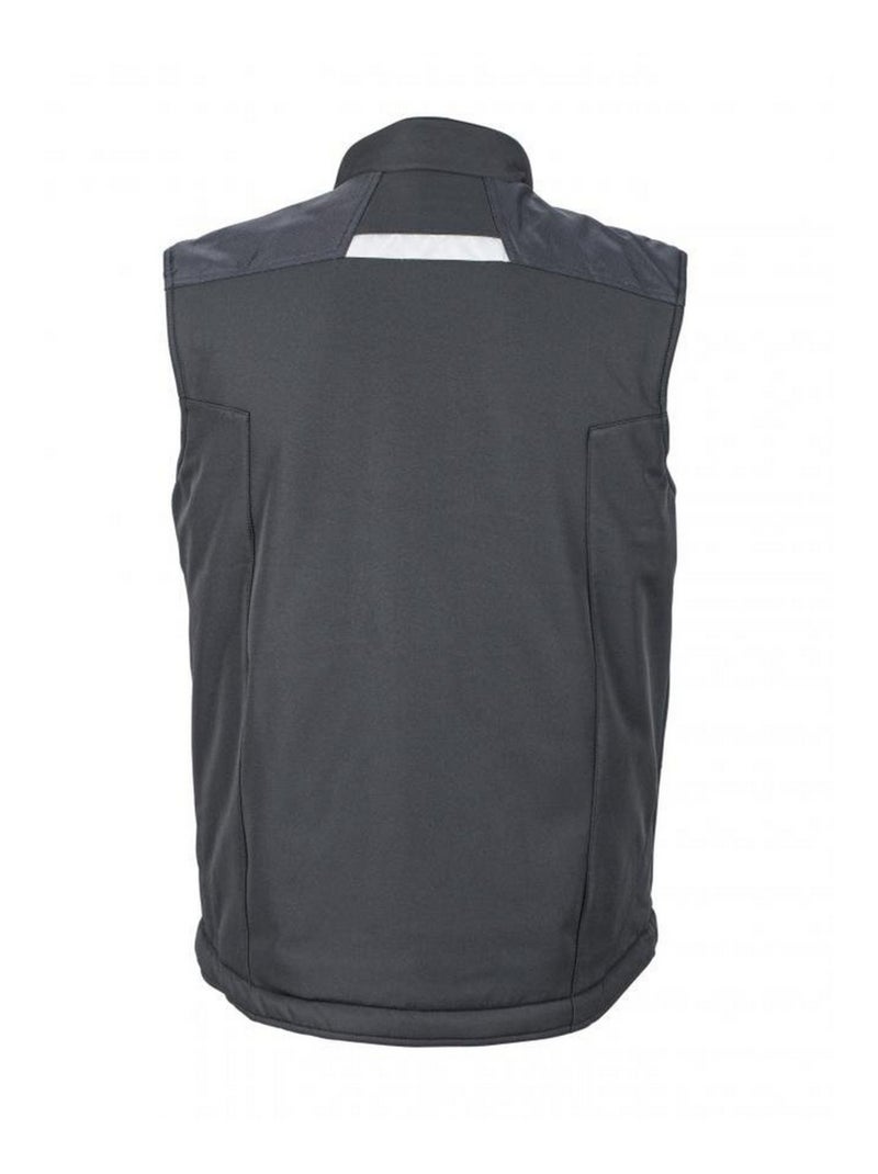 James and Nicholson - Veste sans manches CRAFTSMEN Noir - Kiabi