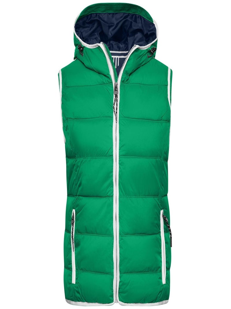James and Nicholson - Veste sans manches MARITIME Vert - Kiabi