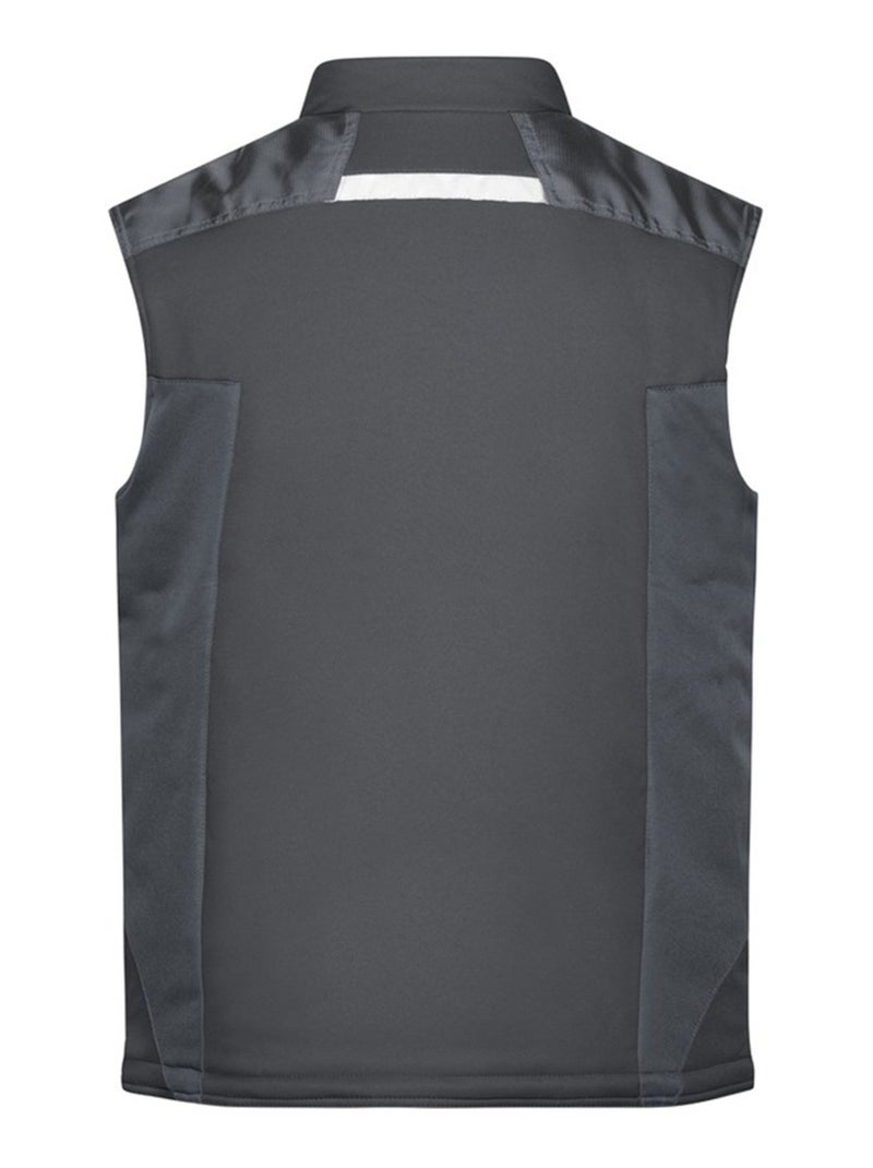 James and Nicholson - Veste sans manches Noir mat - Kiabi