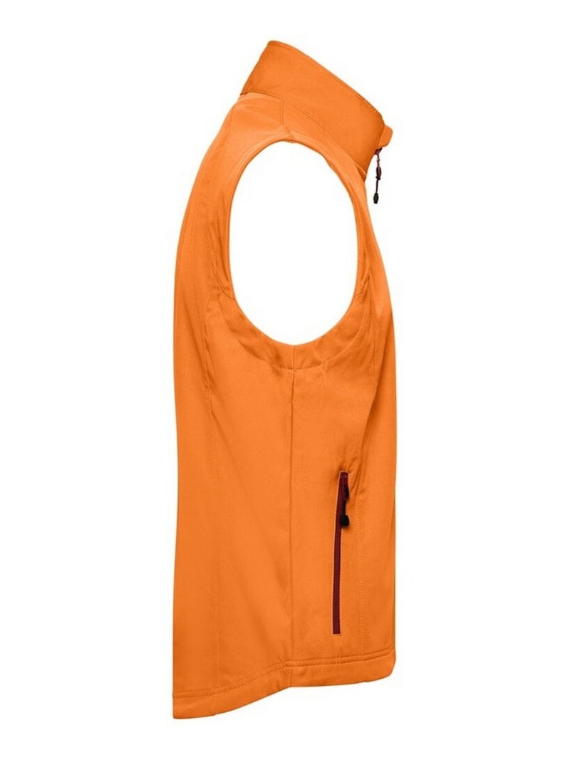 James and Nicholson - Veste sans manches Orange - Kiabi