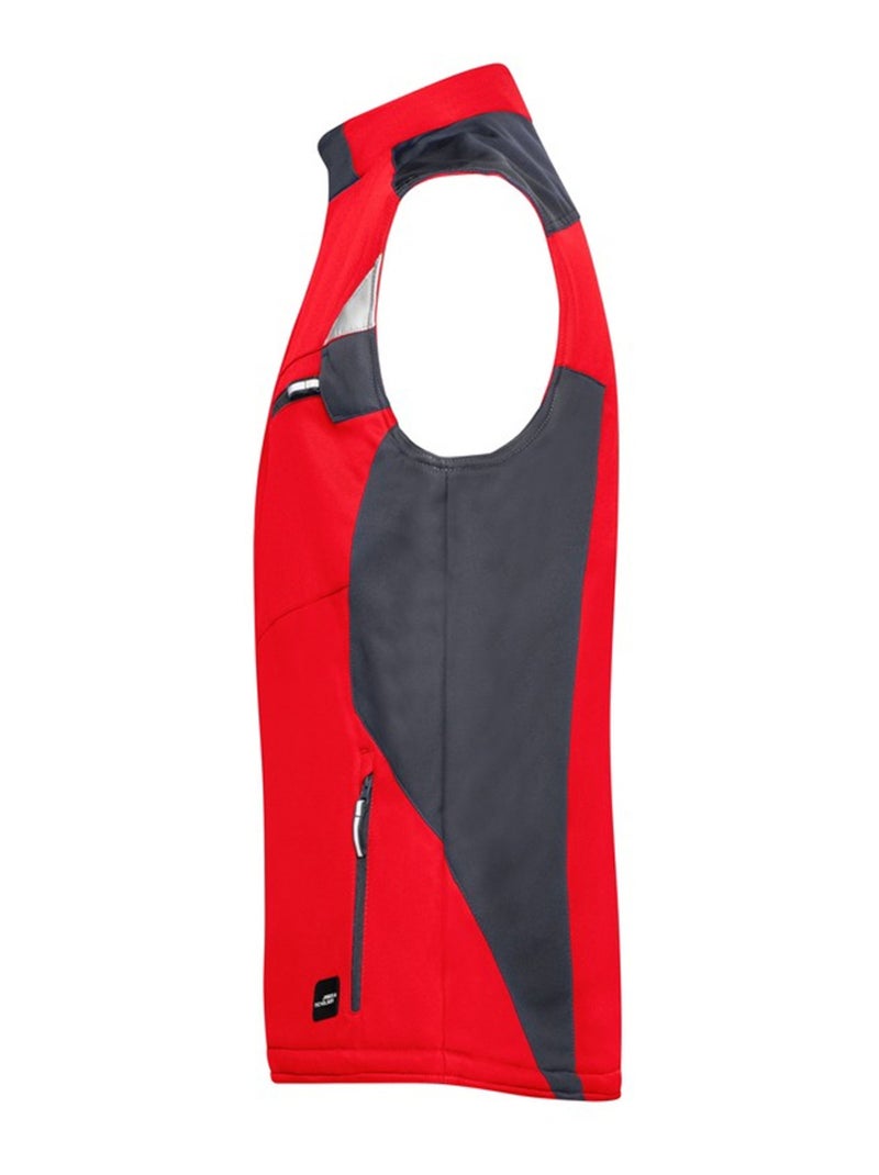 James and Nicholson - Veste sans manches Rouge brique - Kiabi