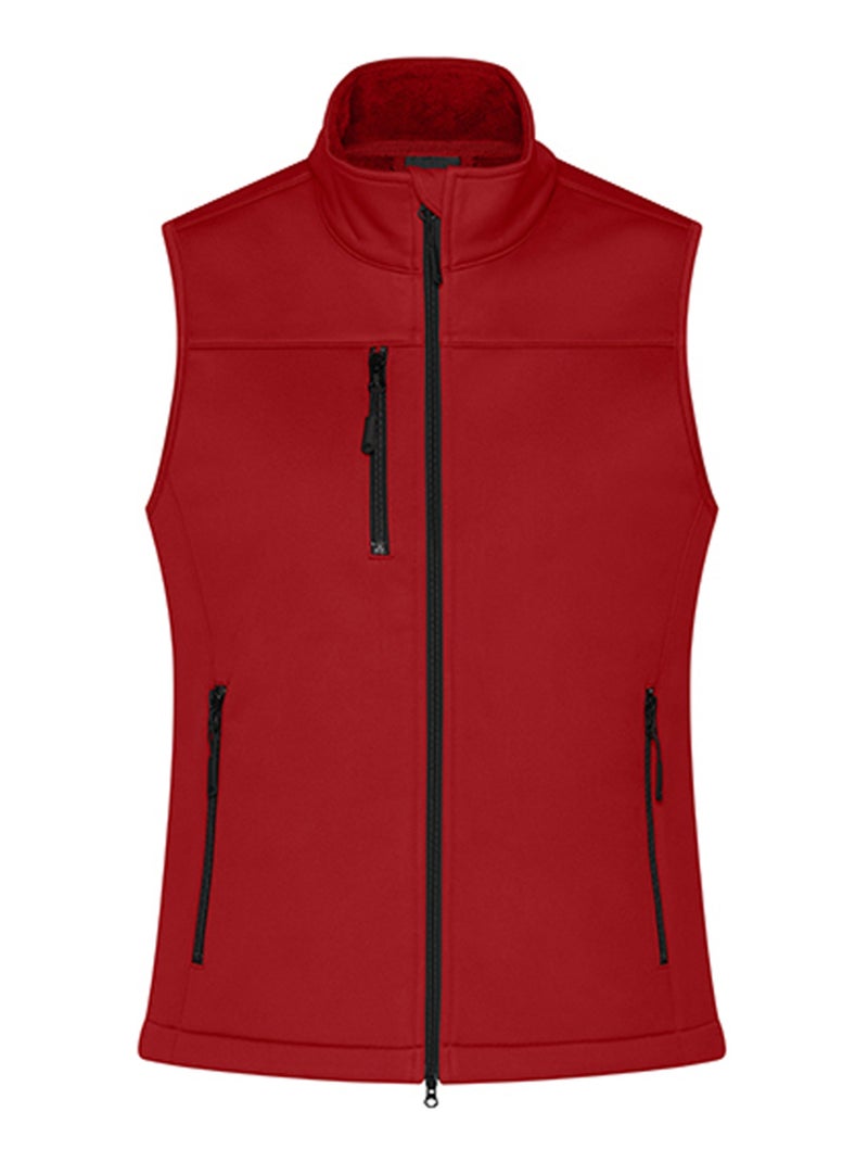 James and Nicholson - Veste sans manches Rouge - Kiabi